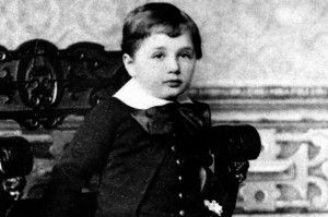 اینشتین در سه سالگی