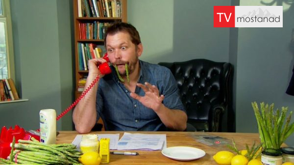 Wasabi sauce, asparagus and fish دانلود مستند سس واسابی، مارچوبه و ماهی تازه از مجموعه دنیای ناشناخته خوراکی ها با دوبله شبکه منوتو