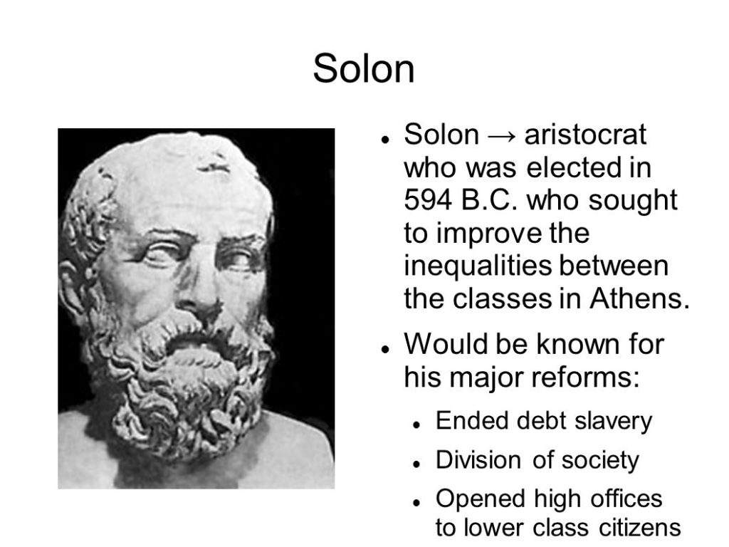 سولون رهبر دموکراتیک یونان باستان